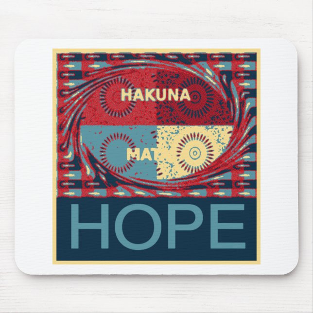 Hakuna matata mouse pad (Front)