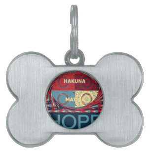 Hakuna matata pet tag