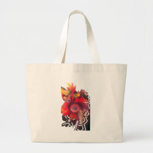 Hakuna Matata Pumkin special Gift Fruit Basket.png Large Tote Bag