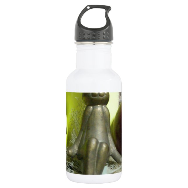 Hakuna Matata Rabbit Chilling back.png 532 Ml Water Bottle (Front)