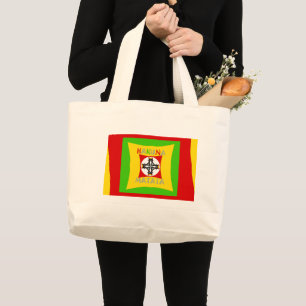 Hakuna Matata Rasta Colour Red Golden Green Large Tote Bag