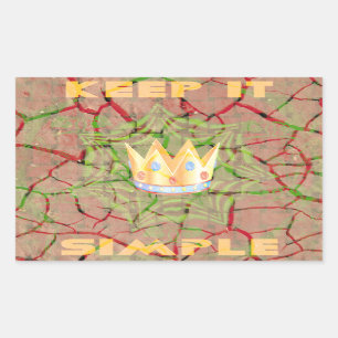 Hakuna matata rectangular sticker