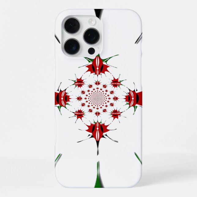 HAKUNA MATATA RED GREEN iPhone CASE (Back)