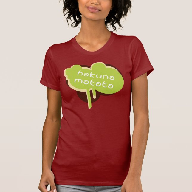 Hakuna matata Red T-Shirt (Front)