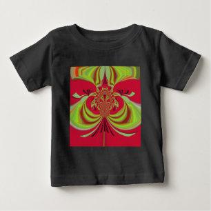 Hakuna Matata red yellow design Baby T-Shirt