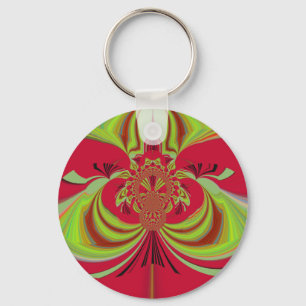 Hakuna Matata red yellow design Key Ring