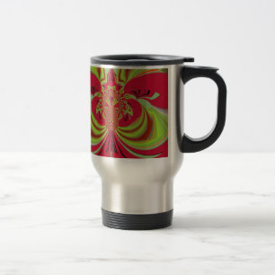 Hakuna Matata red yellow design Travel Mug