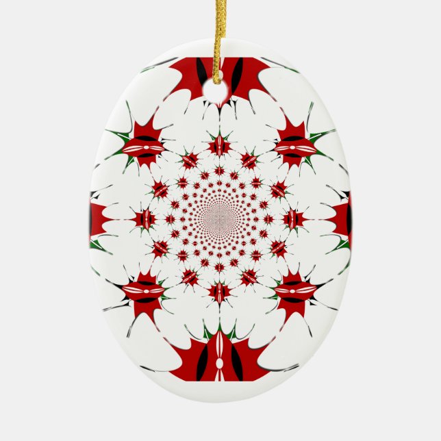 HAKUNA MATATA SHIELD CERAMIC TREE DECORATION (Front)