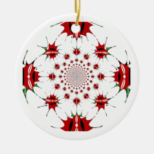 HAKUNA MATATA SHIELD CERAMIC TREE DECORATION