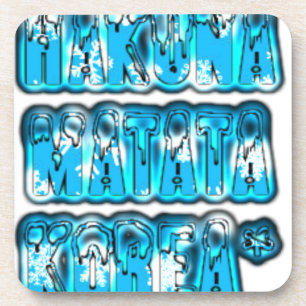 Hakuna Matata South Korea Art Print/Graphic Coaster