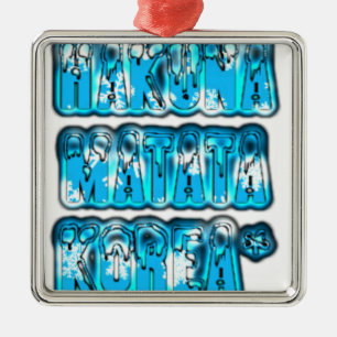 Hakuna Matata South Korea Art Print/Graphic Metal Tree Decoration