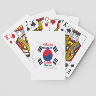 Hakuna Matata South Korea Art Print/Graphic Playing Cards