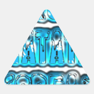 Hakuna Matata South Korea Art Print/Graphic Triangle Sticker