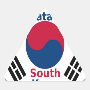 Hakuna Matata South Korea Art Print/Graphic Triangle Sticker
