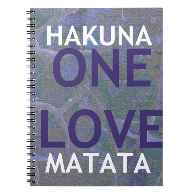 HAKUNA MATATA SPIRAL NOTEBOOK (Front)