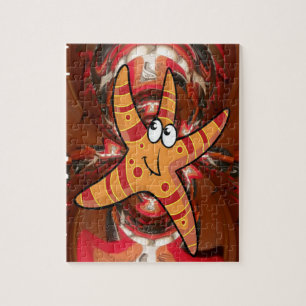 Hakuna Matata Starfish Design Jigsaw Puzzle