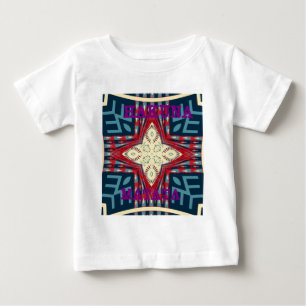 Hakuna Matata Text Hope Abstract Art Print Design Baby T-Shirt