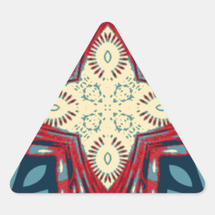 Hakuna Matata Text Hope Abstract Art Print Design Triangle Sticker