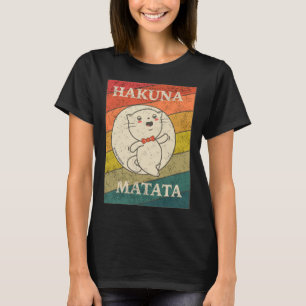 Hakuna Matata Vintage Retro Cute Cat Vintage Cat T-Shirt