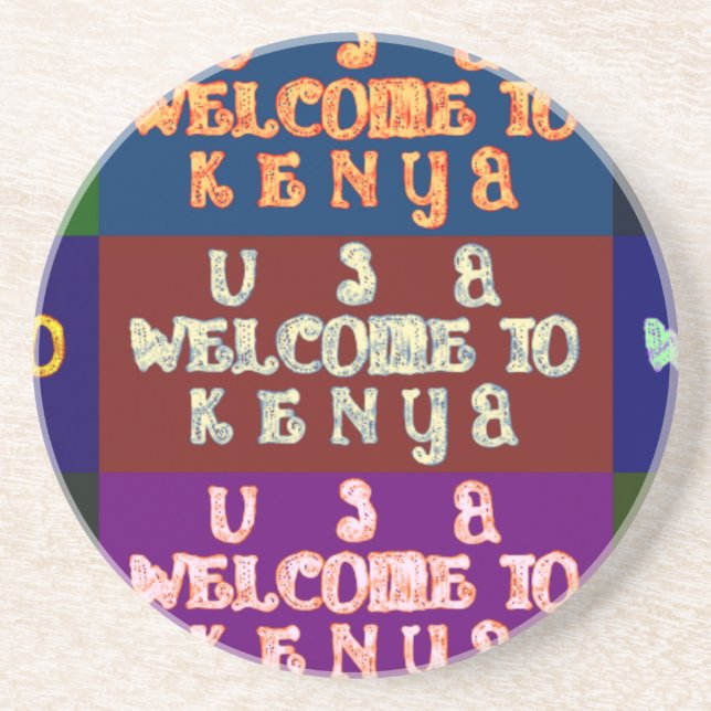 Hakuna Matata Welcome to Kenya.png Coaster (Front)