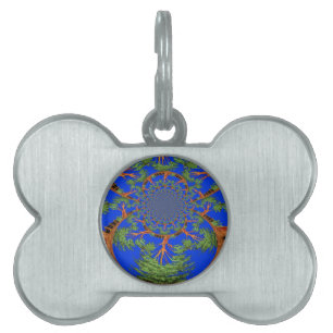 HakunaMatata I'm not allergic to people Eco tree Pet ID Tag