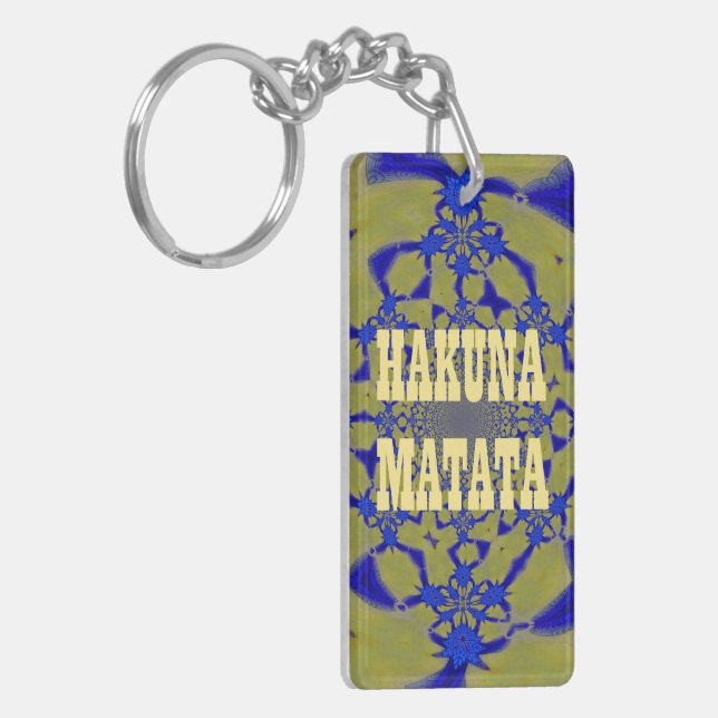 Hakunamatata latest amazing Inspirational design Key Ring (Front Left)