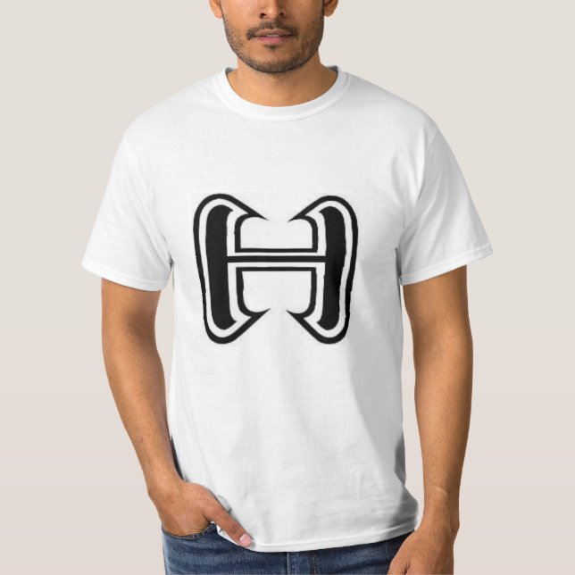 Halacy Logo Black and White T-Shirt (Front)