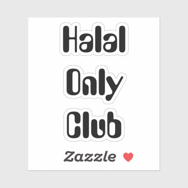 Halal Only Club (Sheet)
