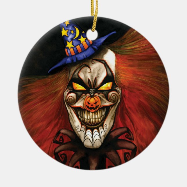 HALcLOWnEEN Ornament (Front)