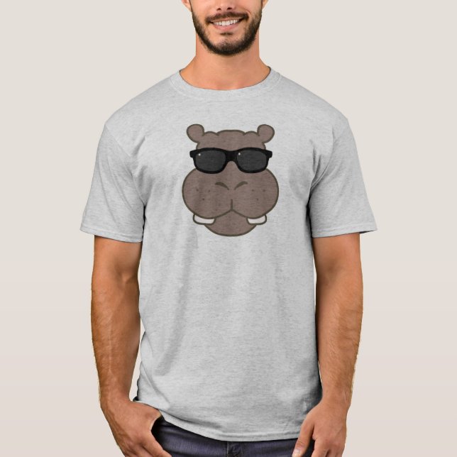 Halcyon Hippo Luxury Tee (Mens) (Front)