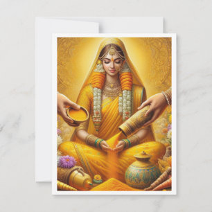 Haldi Ceremony Invitation Card