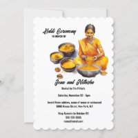 Haldi ceremony turmeric Indian tradition wedding