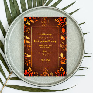 Haldi Kumkum Ceremony Invitation