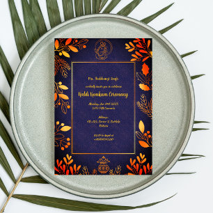 Haldi Kumkum Ceremony Invitation