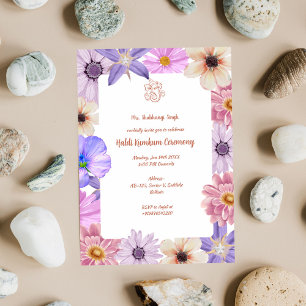 Haldi Kumkum Ceremony Invitation