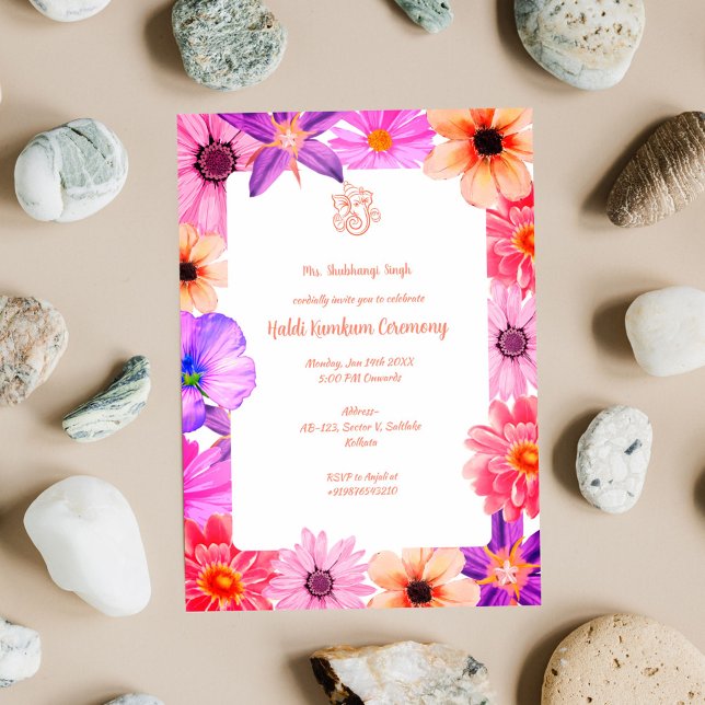 Haldi Kumkum Ceremony Invitation (Creator Uploaded)