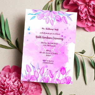 Haldi Kumkum Ceremony Invitation