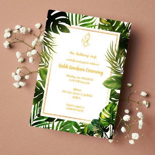 Haldi Kumkum Ceremony Invitation