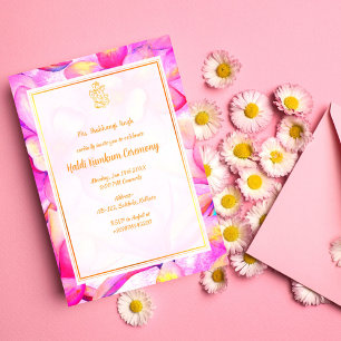 Haldi Kumkum Ceremony Invitation