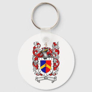 HALE FAMILY CREST -  HALE COAT OF ARMS KEY RING