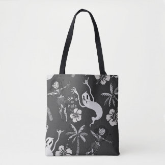 HALE OF HULA Halloween Shoulder Tote Bag