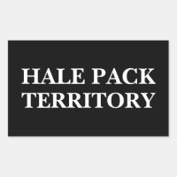 Hale Pack Territory (Customisable text and colour)