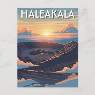 Haleakala Crater Maui Hawaii Travel Postcard