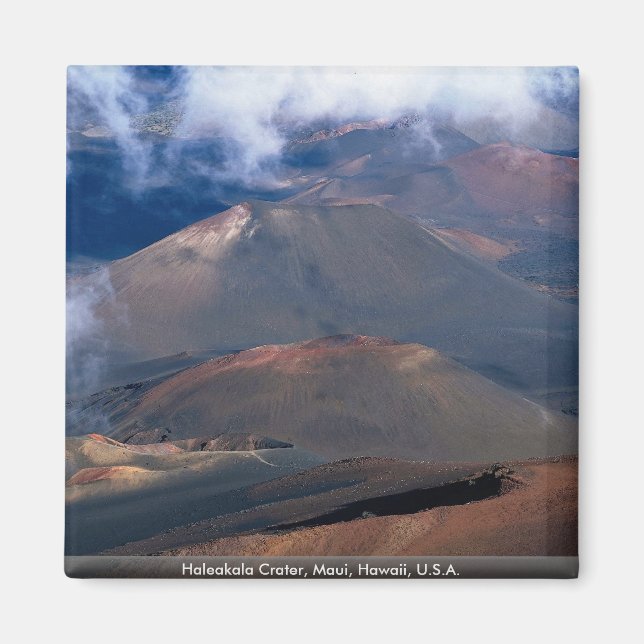 Haleakala Crater, Maui, Hawaii, U.S.A. Magnet (Front)