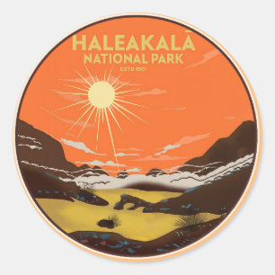 Haleakalā National Park Classic Round Sticker