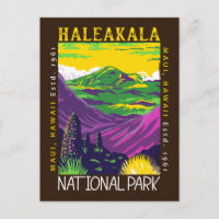  Haleakala National Park Hawaii Distressed Vintage