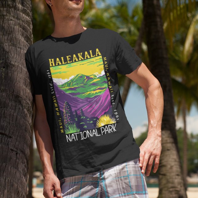  Haleakala National Park Hawaii Distressed Vintage T-Shirt (Creator Uploaded)