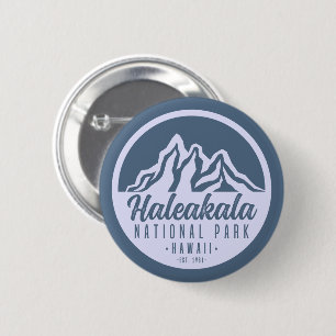 Haleakala National Park Hawaii Hiking 6 Cm Round Badge