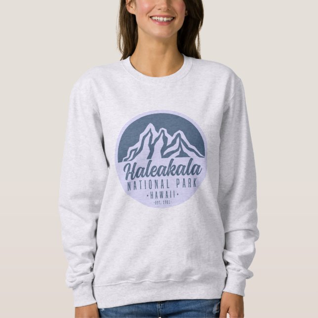 Haleakala National Park Hawaii Hiking Sweatshirt (Front)