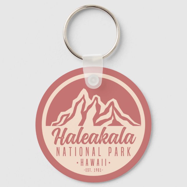 Haleakala National Park Hawaii Key Ring (Front)